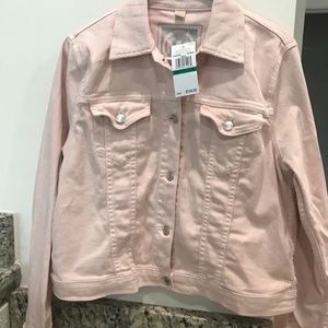 Michael Kors Pink Jean Jacket NWT